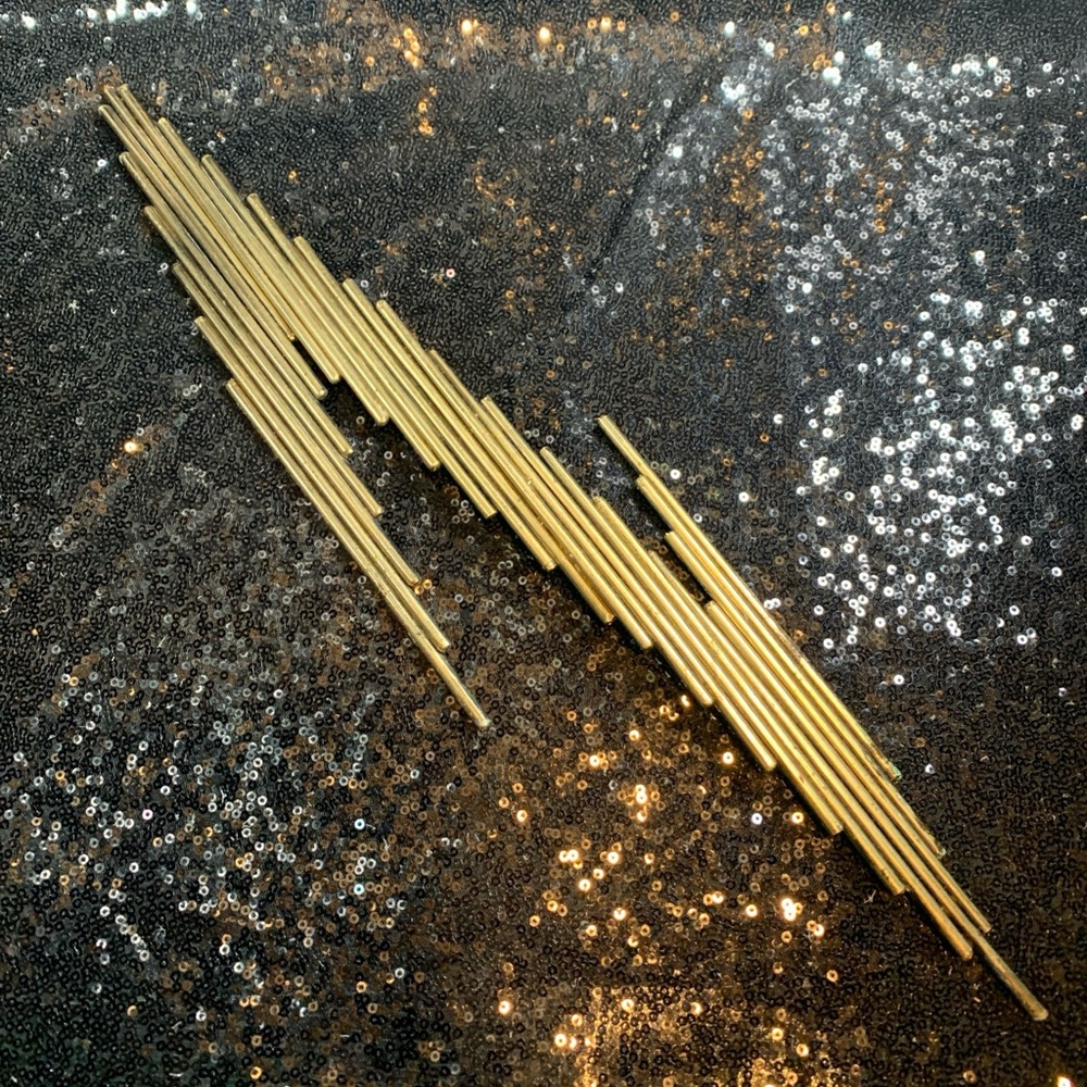 Vintage Gold Metal Wall Art
